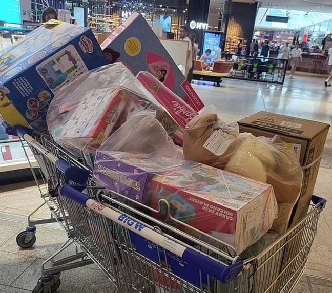 Casey said these weren't the only gifts her daughter was getting for Christmas. Credit: BIG W MUMS AUSTRALIA/Facebook