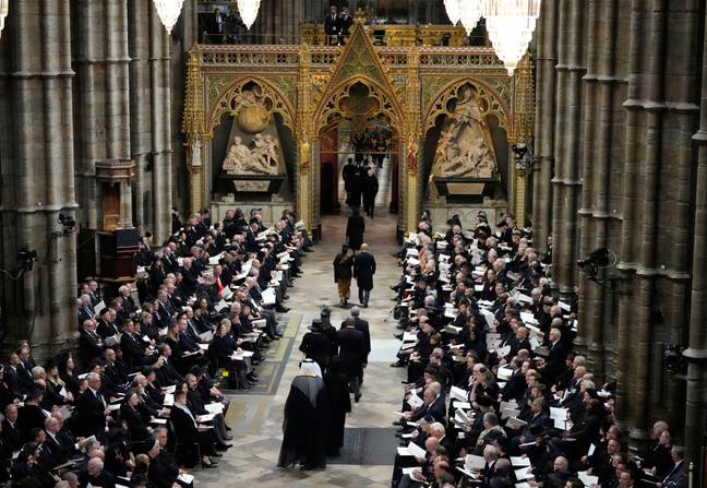 Guests arriving for the Queen's funeral. Credit: PA /  Frank Augstein / AP 