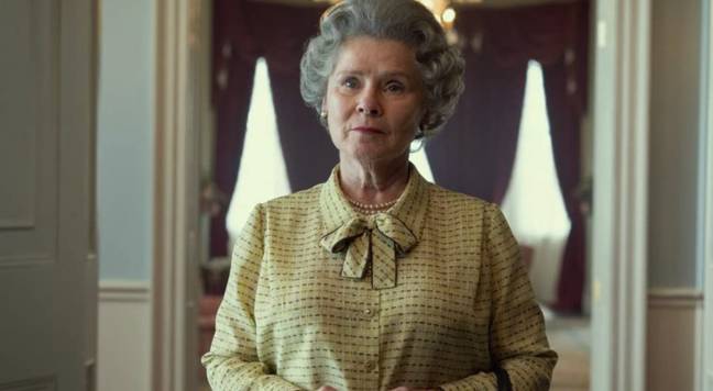 Imelda Staunton as Queen Elizabeth II in The Crown. Credit: Netflix 