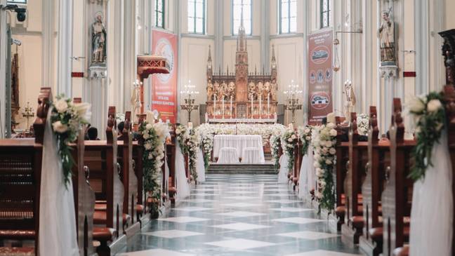 Should the rules go ahead, churches will not be forced to host outdoor weddings (Credit: Unsplash)