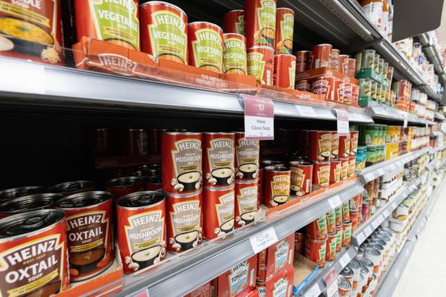 Heinz products in a supermarket. Credit: Alamy / Kumar Sriskandan