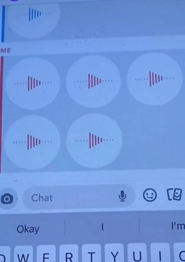 These voice notes are something else. (Credit: TikTok/@hollyecharles)