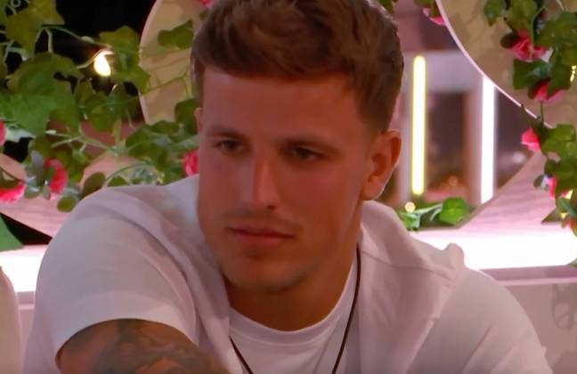 Luca thinking about Gemma's dad. Credit: ITV / Love Island