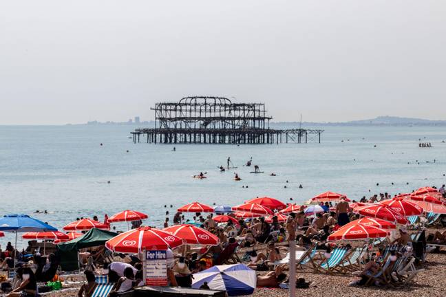 The heatwave is in full swing in the UK. Credit: Alamy