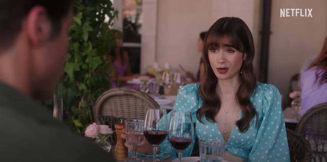 Lily Collins in Emily in Paris. Credit: Netflix