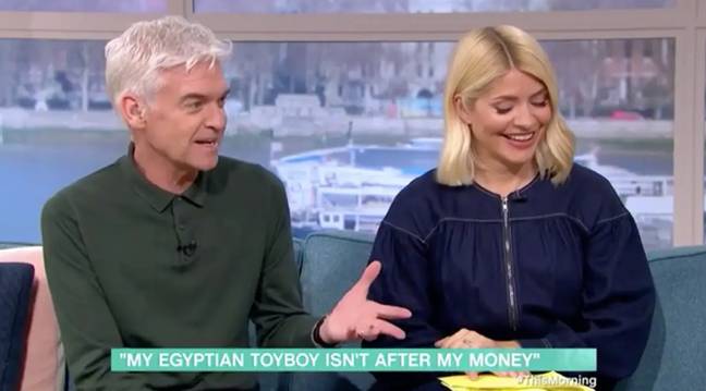 Holly and Phil couldn't believe what they were hearing. Credit: ITV / This Morning