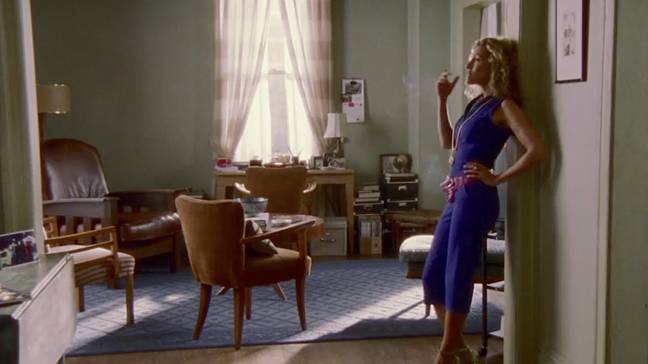 The interior of Carrie's flat has always been a soundstage (Credit: HBO)