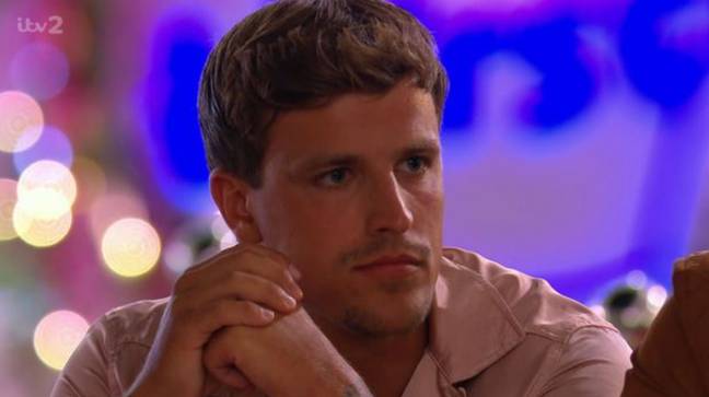 Luca was not happy at movie night. Credit: ITV / Love Island