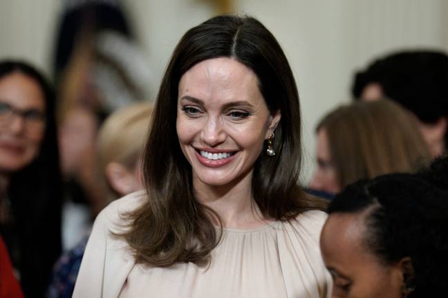 Jolie has a double mastectomy in 2013. Credit: Abaca Press / Alamy Stock Photo