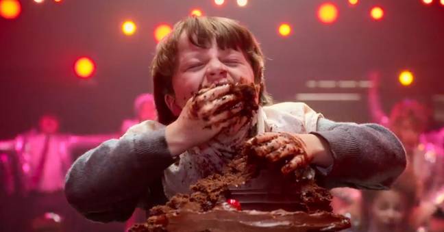 Bruce Bogtrotter and the chocolate cake will be back. Credit: Sony Pictures