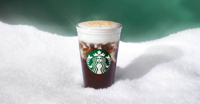 Starbucks' new Toffee Nut Cream Cold Brew. Credit: Starbucks