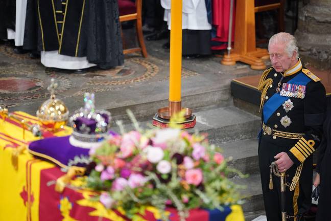 King Charles III left a note for his mother on her coffin. Credit: PA Images / Alamy Stock Photo