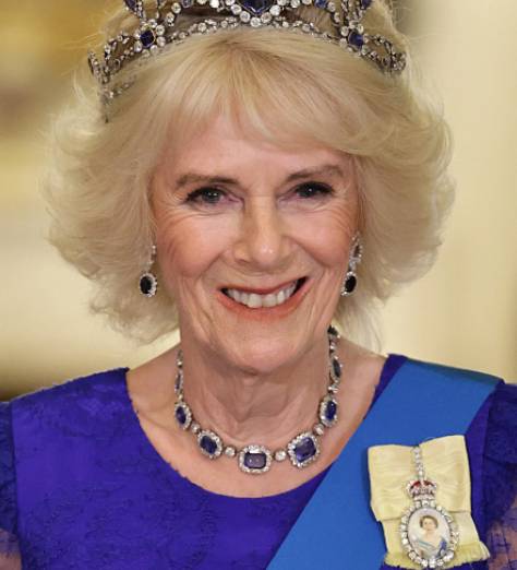 Camilla, Queen Consort, also followed suit. Credit: PA