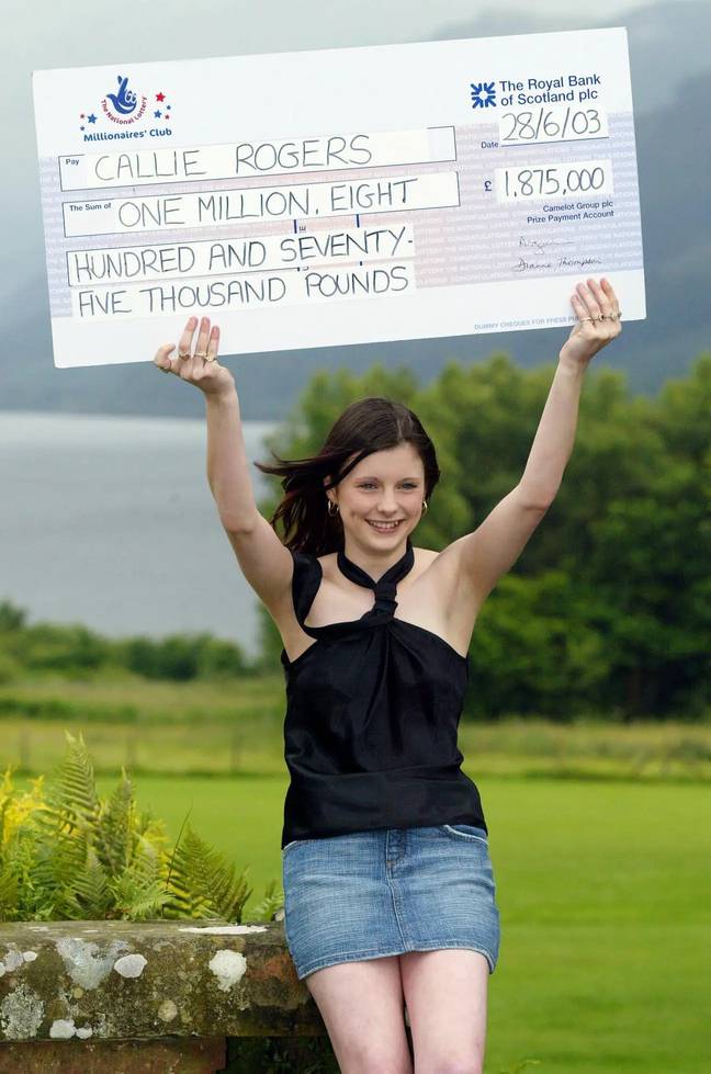 Callie Rogers became the youngest person to win the lottery, at just 16. Credit: PA Images/Alamy Stock Photo