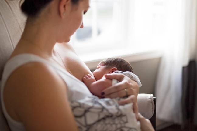 A woman breastfeeding. Credit: Alamy / Louis-Paul st-onge Louis