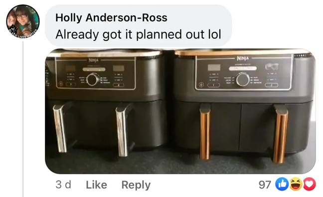 One person said their air fryers were already on stand by. Credit: Facebook/Family Lowdown Tips and Ideas 