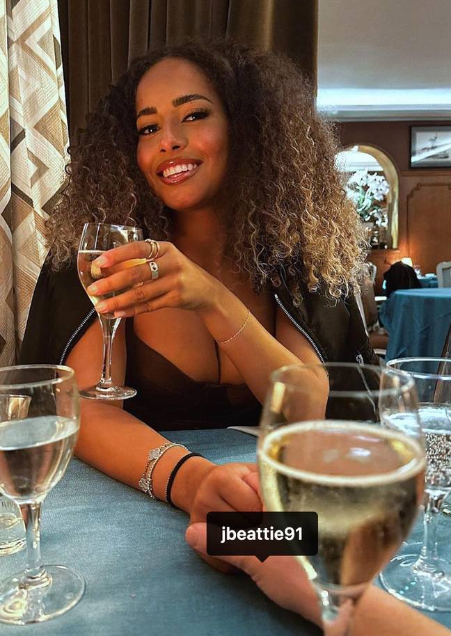 Amber tagged Jen as they enjoyed a date. Credit: @amberrosegill/Instagram
