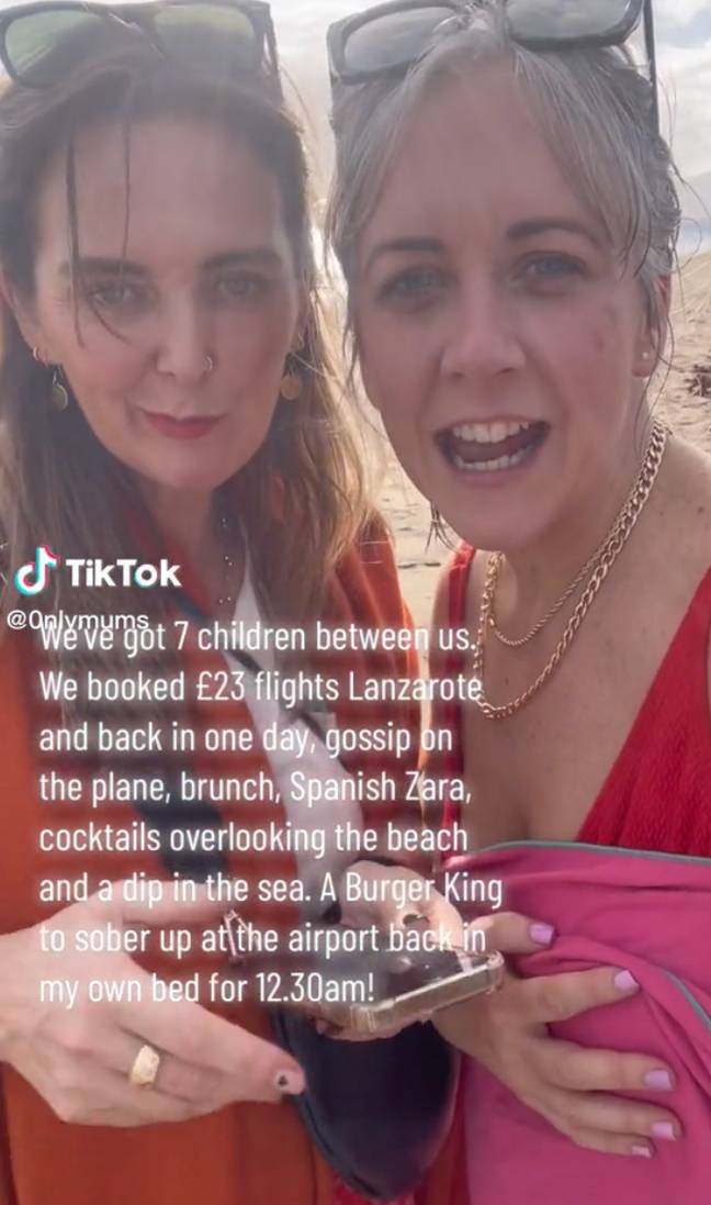 The mums urged others to be more spontaneous. Credit: TikTok/@0nlymums