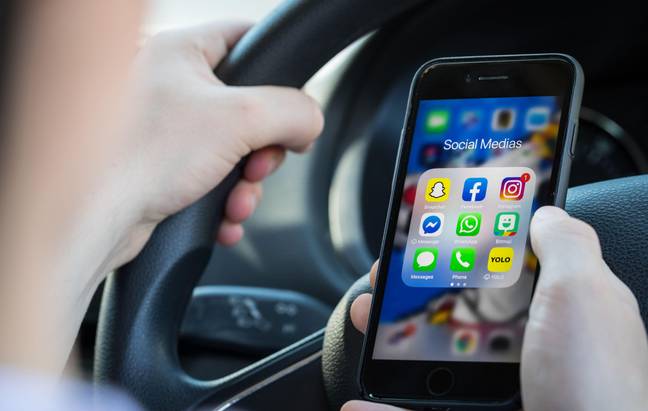 Using your phone while driving will be banned entirely (Credit: Alamy)