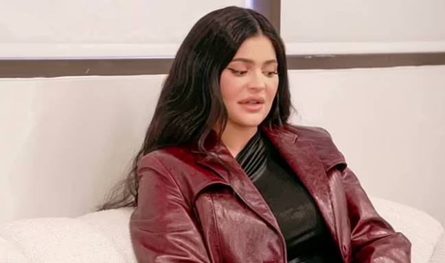 Kylie Jenner said she cried for weeks after her son was born. Credit: The Kardashians / Hulu