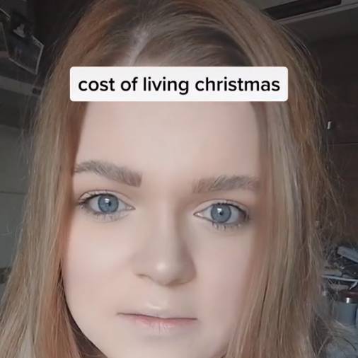 Rachel is worried she may have to tell her children the truth about Santa. Credit: @mamacameronx / TikTok 