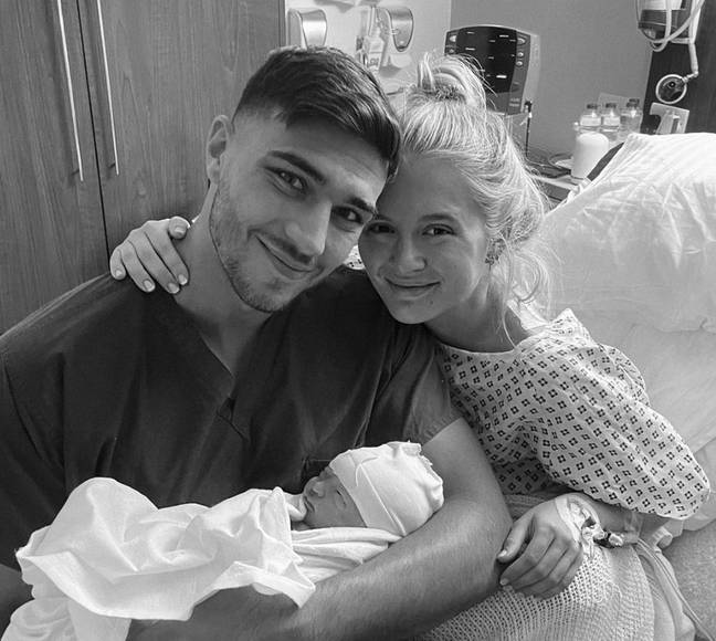 Molly-Mae and Tommy Fury's baby has arrived. Credit: Instagram/@mollymae
