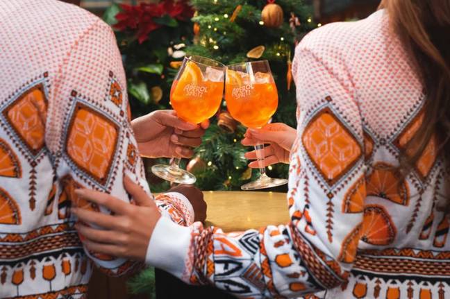 And the jumper comes with a chance to get two free drinks! (Credit: Etsy - aperol spritz)
