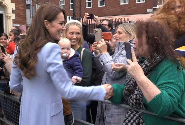 Princess Kate has been praised for how she handled a potentially volatile situation. Credit: PA