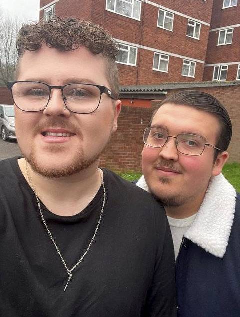 Bradley (left) and Joshua (right) have found lasting love with each other. Credit: SWNS