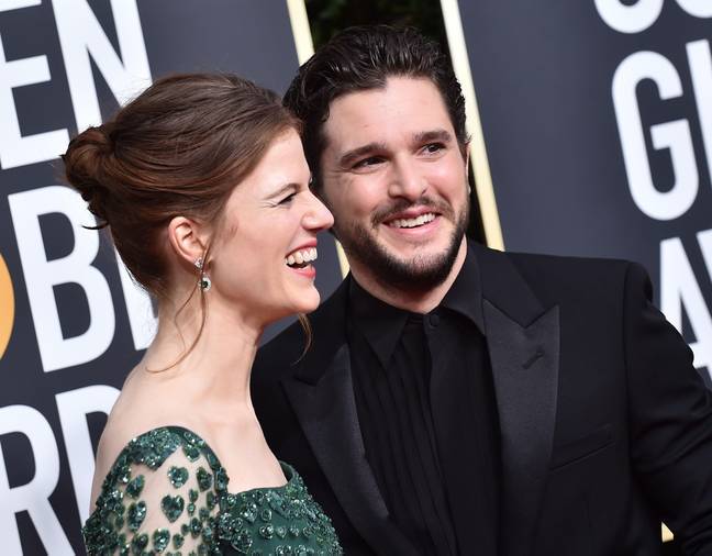 Harington shares his son's adorable reaction to becoming a big sibling. Credit: AFF / Alamy Stock Photo