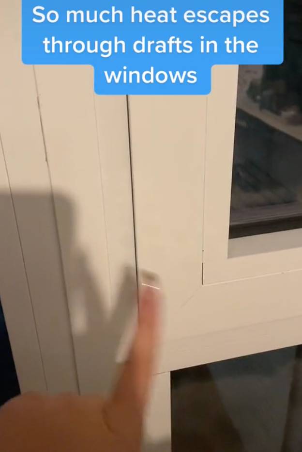 Do you feel the cold through your windows? Credit: TikTok/@the.cosyclub