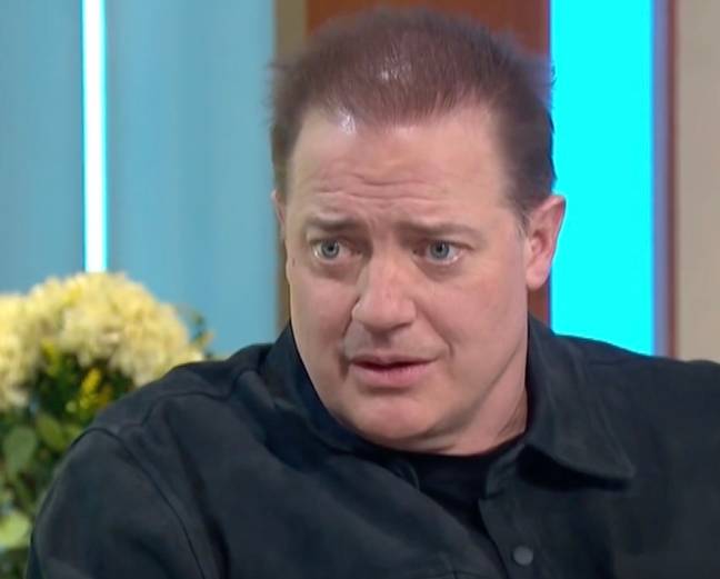 Some were concerned by Brendan Fraser's appearance on Lorraine. Credit: Lorraine/ITV