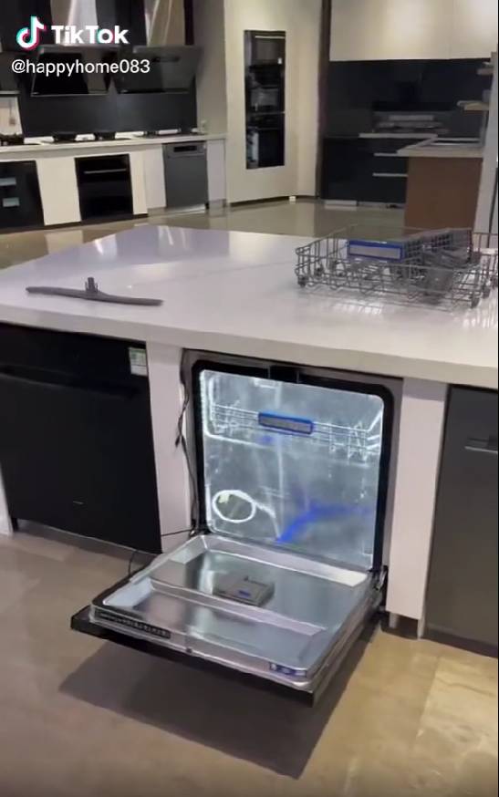 Did you know how dishwashers work? (Credit: TikTok/@happyhome083)