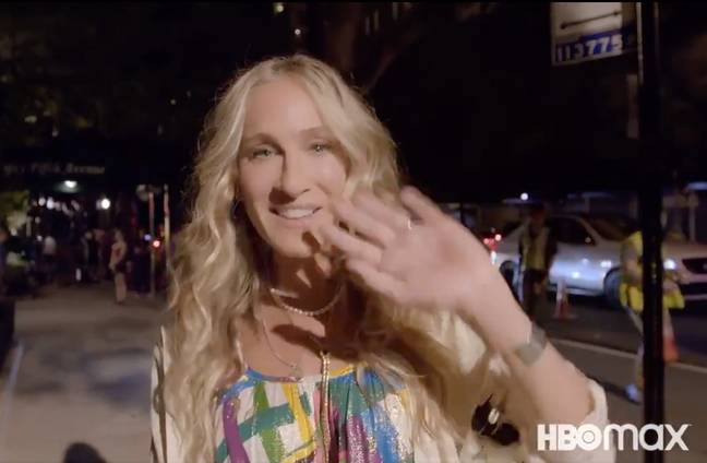 Sarah Jessica Parker dropped a few clues (Credit: HBO Max)
