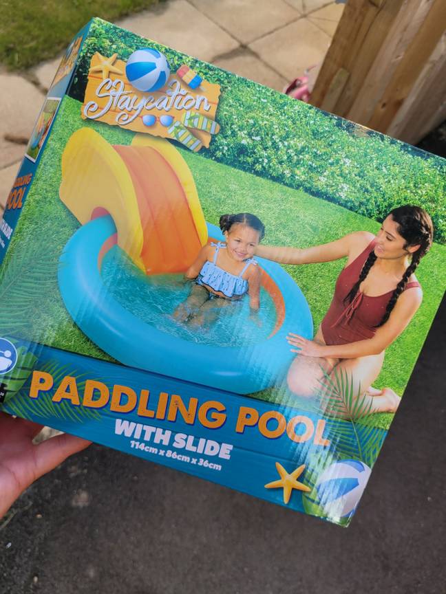 The Staycation Paddling Pool With Slide on sale for just £15. Credit: Kennedy News &amp; Media