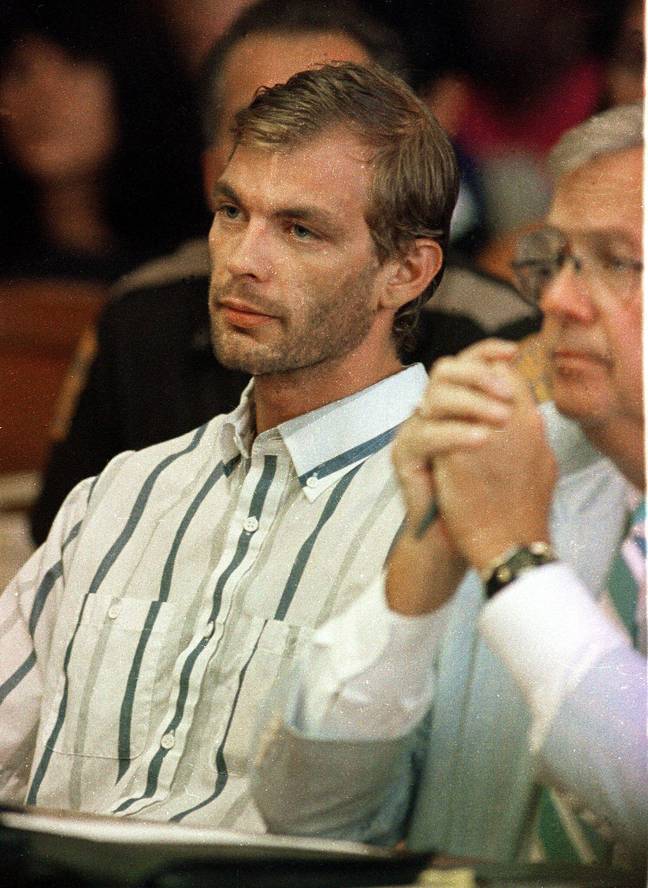 Jeffrey Dahmer at Milwaukee County Circuit Court in 1991. Credit: REUTERS / Alamy Stock Photo.