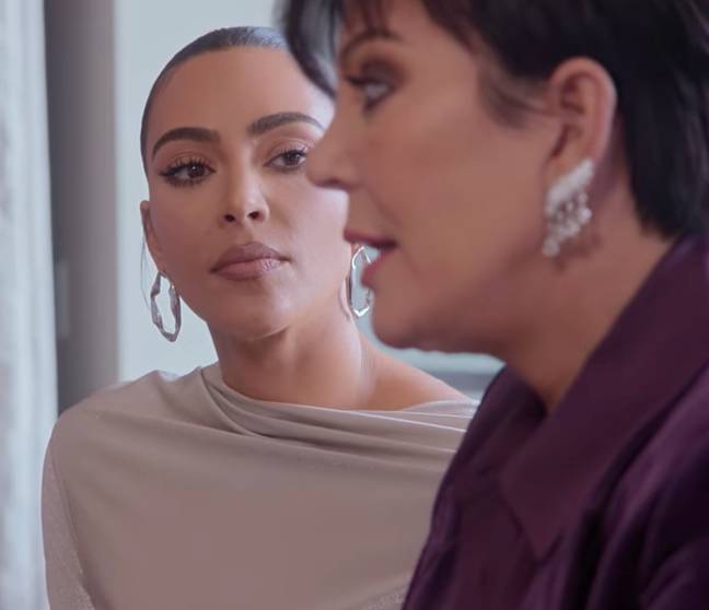 Kim Kardashian spoke about ending her marriage to Kanye West. Credit: Hulu.
