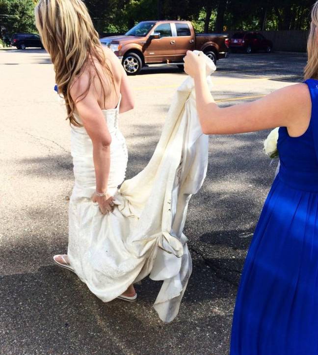 Jen and her team are 'undercover best friends' for the bride. Credit: @bridesmaidforhire/Instagram
