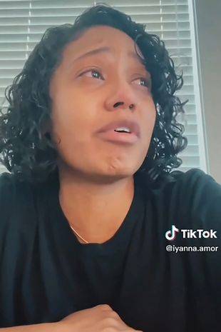 Iyanna broke down in tears. @iyanna.amor/TikTok