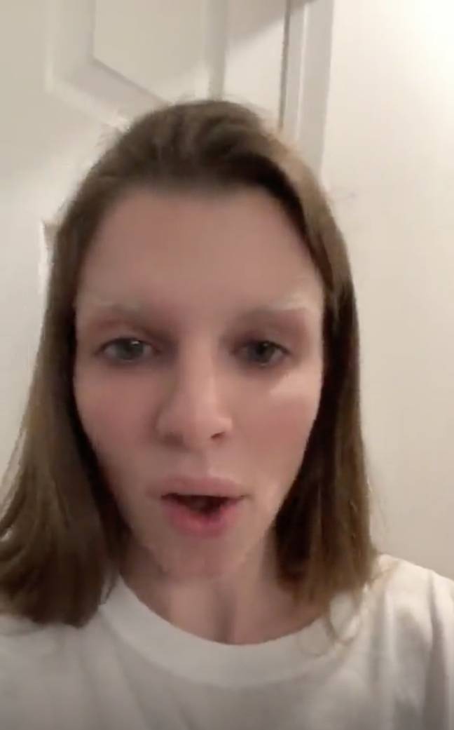 Julia admitted that her son still sleeps with her in her bed. Credit: TikTok/@juliafox