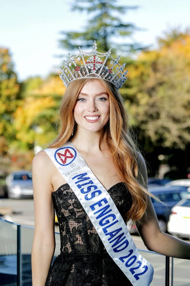 Jessica Gagen has been crowned as Miss England. Credit: SWNS