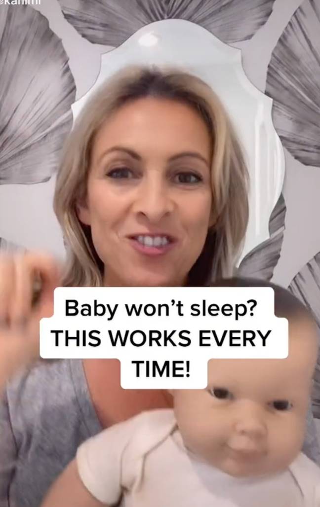 Elina says it helps babies sleep (Credit: TikTok/@kahlmi)