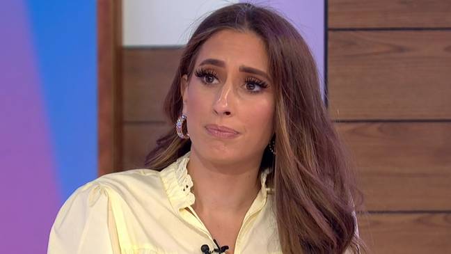 Stacey Solomon argued with her Loose Women co-stars on the subject. (Credit: ITV)