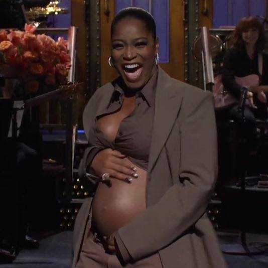 Her pregnancy is 'the biggest blessing'. Credit: Saturday Night Live