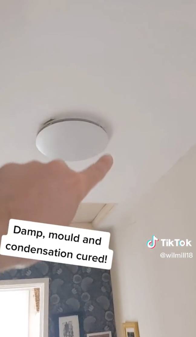 The TikToker shared how he managed to stop the mould and damp. Credit: TikTok/@wilmill18
