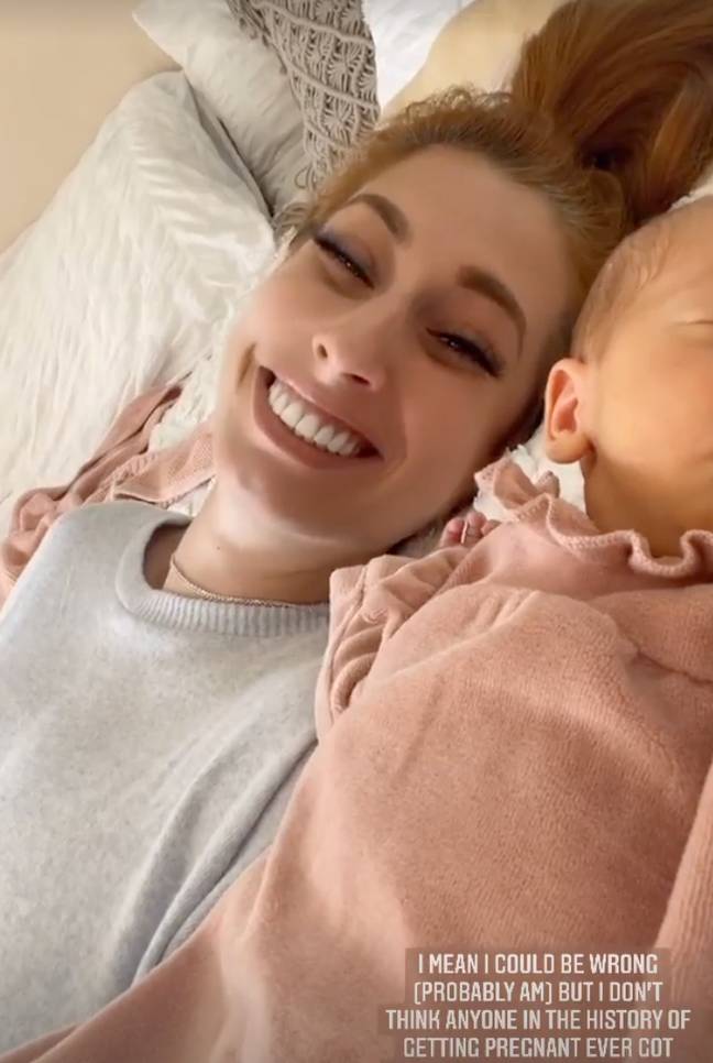 Stacey said the 'nappies' are her new best friend (Credit: Instagram/Stacey Solomon)
