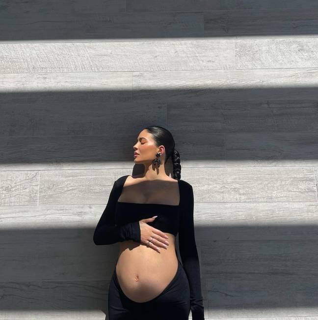 Kylie Jenner gave birth in February. (Credit: @kyliejenner/Instagram)