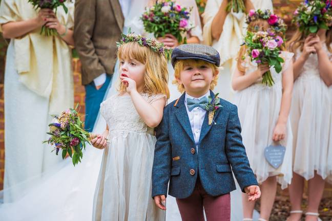 Having kids at weddings can be a divisive topic. Credit: Shutterstock