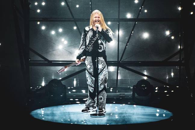 Sam Ryder came in second place at Eurovision 2022. Credit: Alessandro Bosio/Alamy Stock Photo