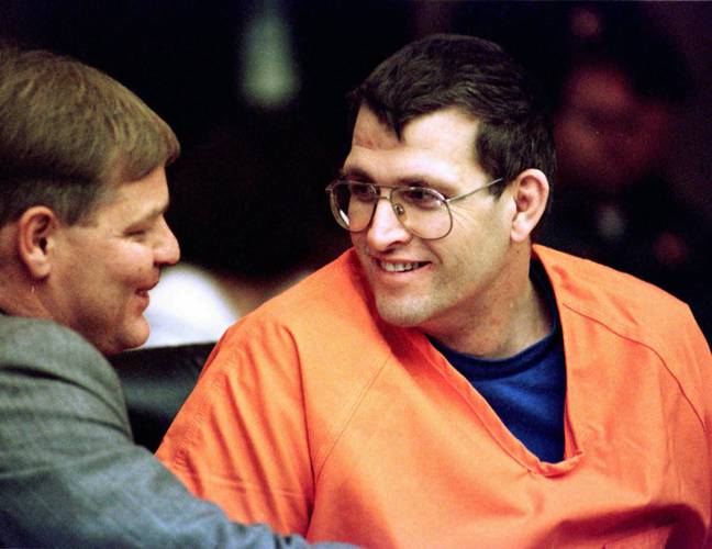 Keith Jesperson pictured in court in November 1995. Credit: Shutterstock.